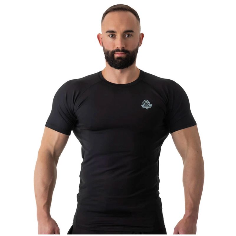 DBX Bushido Rashguard sleeve black BlackRS - fekete short