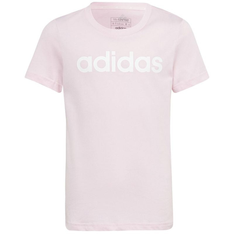 adidas Essentials Linear Logo Cotton Slim Fit Tee Jr IC3152 Póló