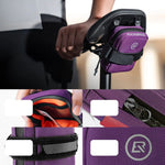 Rockbros F006 small saddle bag, purple fioletowy sporttáska 5907769384219-211950