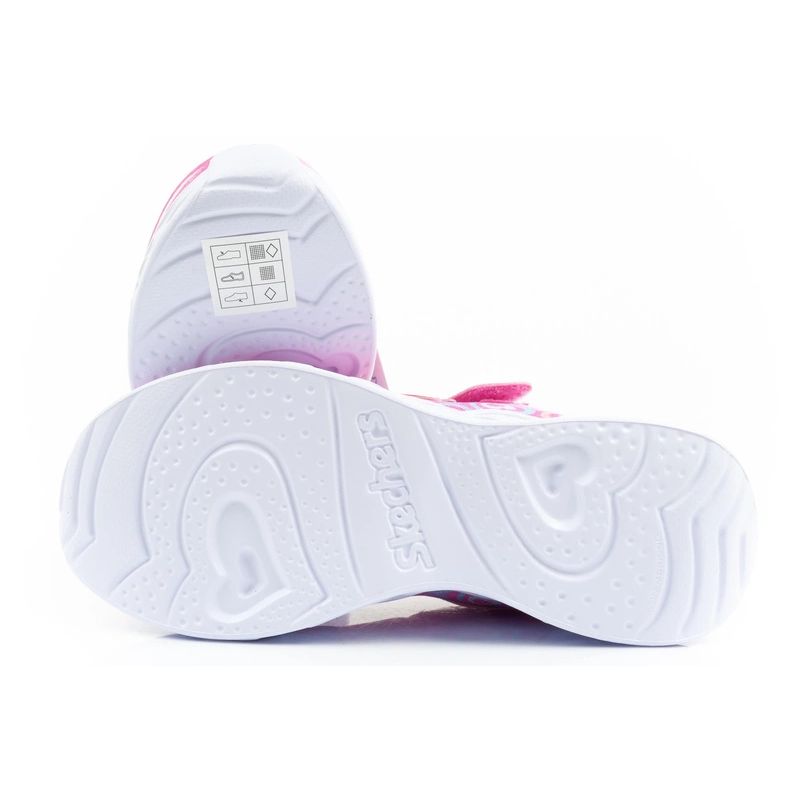 Skechers S Lighs-Heart comfortable LED sports shoes for girls Cipő