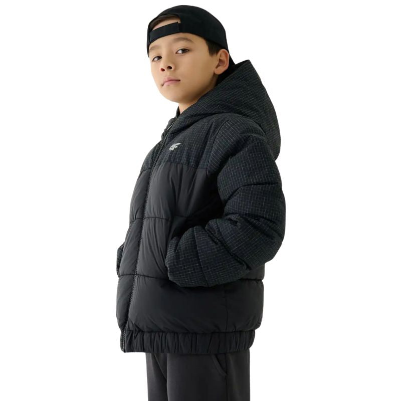4f Boy's down jacket M621 deep black 4FJWAW25TDJAM621 20S Ruházat
