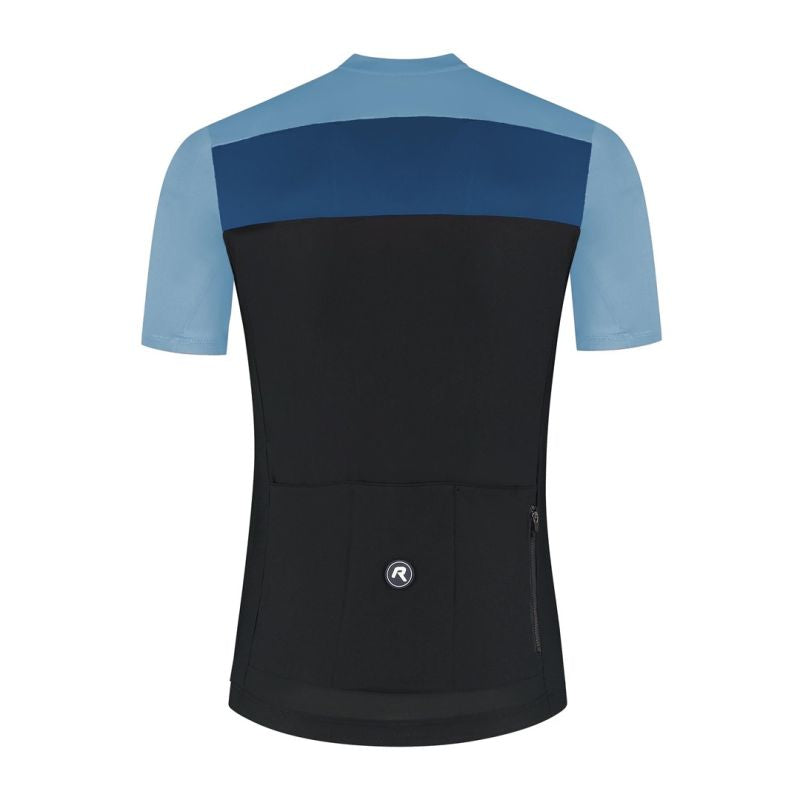 Rogelli CORE BLOCK T-shirt blue and 4XL fekete póló