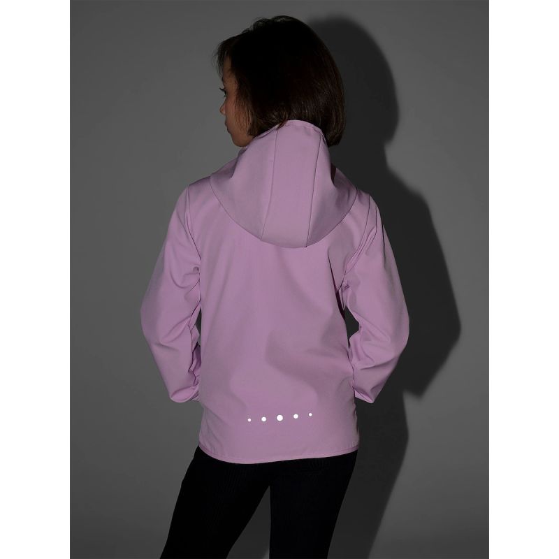 Girls' softshell jacket, windproof membrane 5000, 4F 4FJWSS26TSOFF478-47S kabát