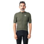 Rockbros 15220004003 ROAD TO SKY men's cycling jersey short sleeve - green zöld póló