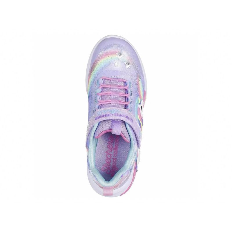 Skechers S Lights - Unicorn Chaser Lavender/Multi 302298L-LVMT