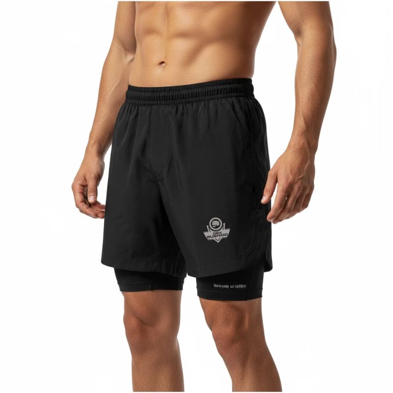 DBX Bushido Black MMA with Leggings fekete short