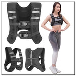 HMS KTO05 5kg neoprene weighted training vest fekete kabát 17-62-212
