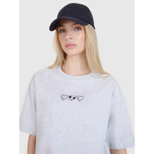 4f Women's oversize T-shirt with print 4FRSS25TTSHF2873-27M General