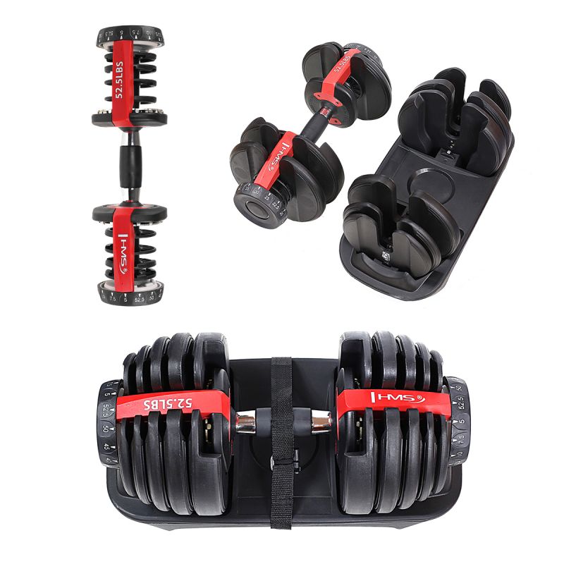 HMS 52 LBS SR52 Adjustable Barbell fekete póló 17-59-150