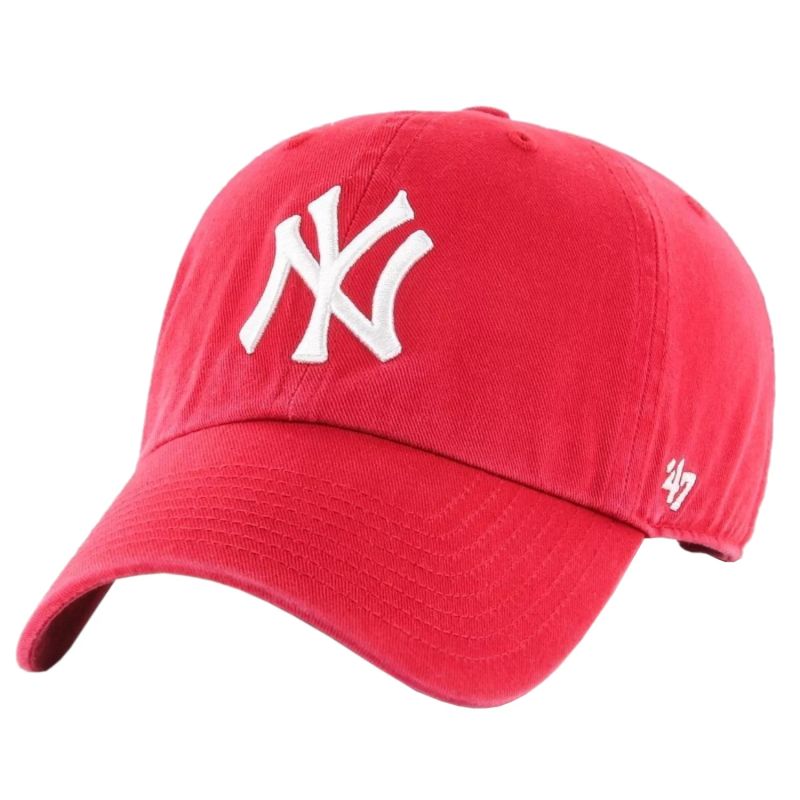 47 Brand New York Yankees Clean Up Cap Red piros baseball sapka B-RGW17GWSNL-RDC