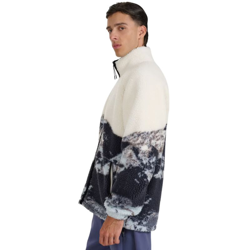 4f Fleece sweatshirt U351 multicolor allover 4FWAW25TFLEU351 90A Ruházat