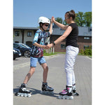 Enero Roller Skates-Roller Skates-Ice Skating 4in1 Pro Led 30-33 Pink-Gray szürke skates, roller skates