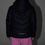 Girls' jacket 4F F0739 deep 4FJWSS26TDJAF0739 20S fekete clothing