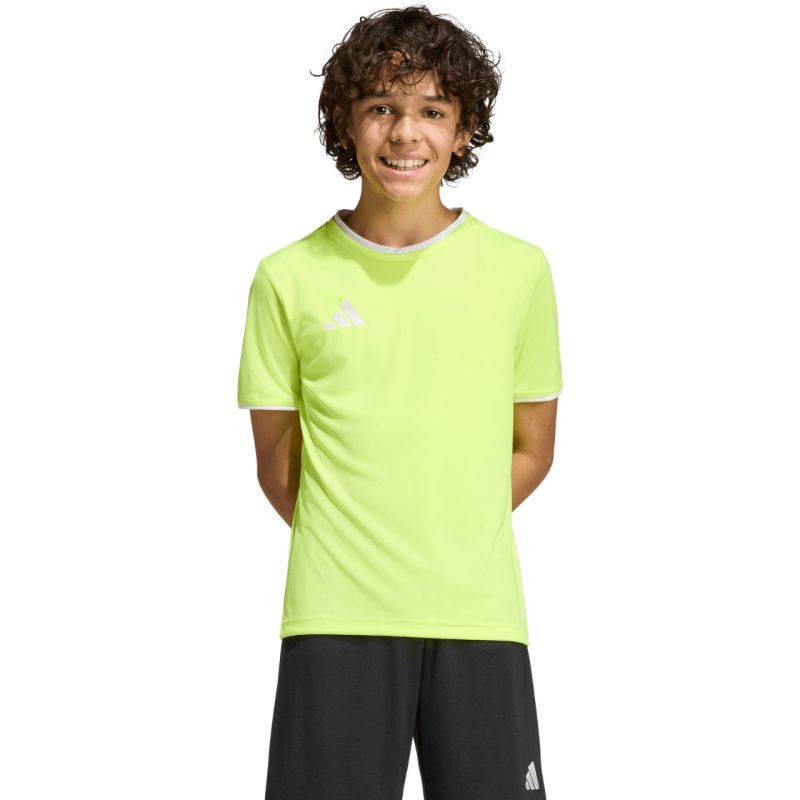 adidas Entrada 26 Jersey Kids T-Shirt Neon Yellow KE9845 104cm mez