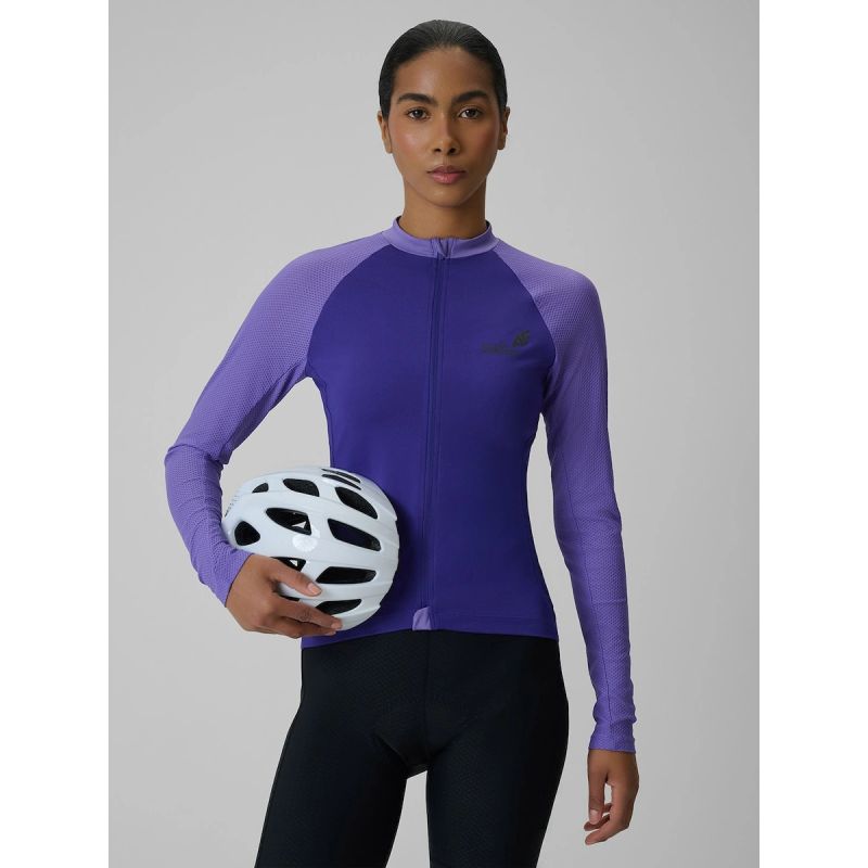 Women's cycling longsleeve with UPF50+ filter 4F