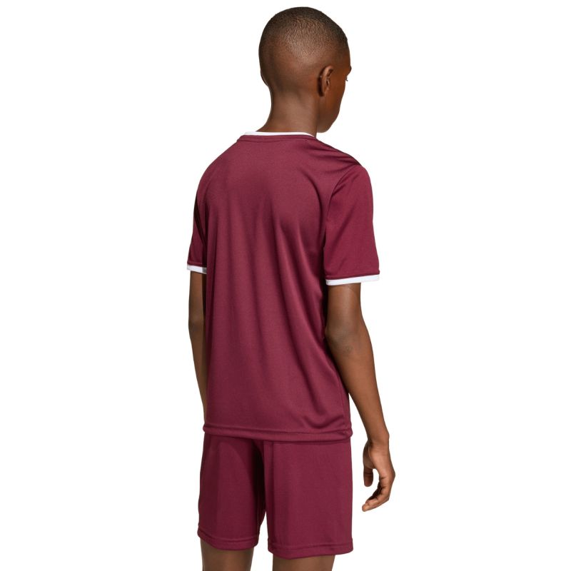 adidas Entrada 26 Jersey kids' T-shirt JZ2530 bordó póló