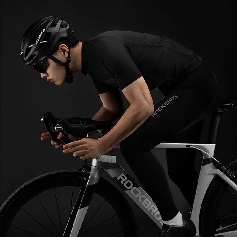 Rockbros 15120002003 Sleeve Cycling Jersey - Black fekete short