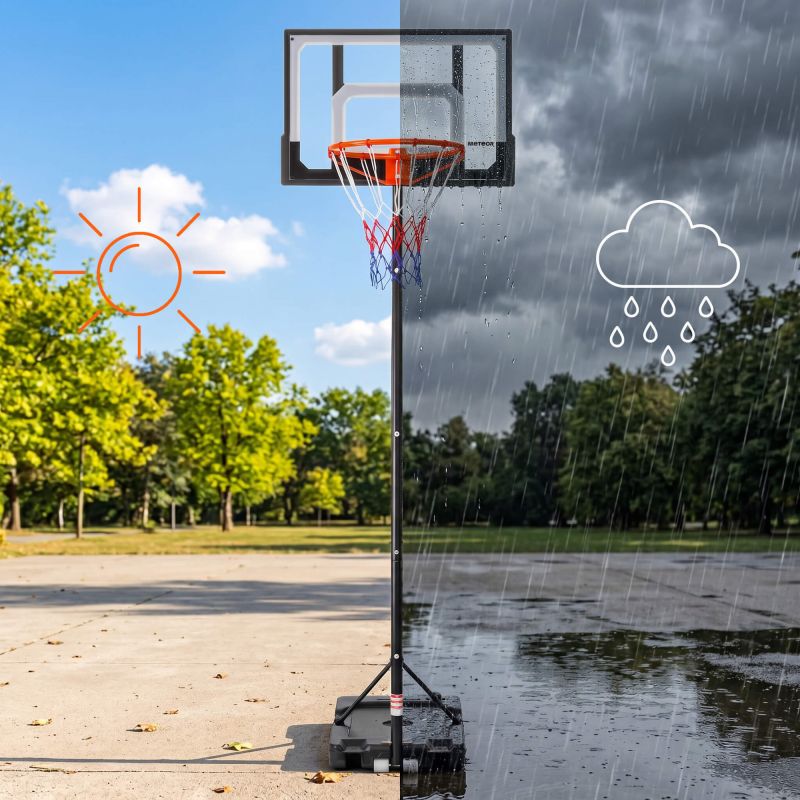 Meteor Denver Freestanding Basketball Hoop 108-210 cm uniw edzőfelszerelés 17903