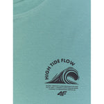 4F Men's relaxed sleeveless T-shirt with print ruházat