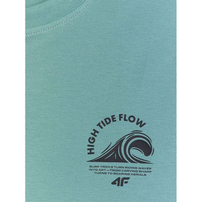4F Men's relaxed sleeveless T-shirt with print ruházat