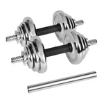 Rebel Active Adjustable Chrome Dumbbells In Case With Bar, 20 Kg Set edzőfelszerelés RBA-2326-20