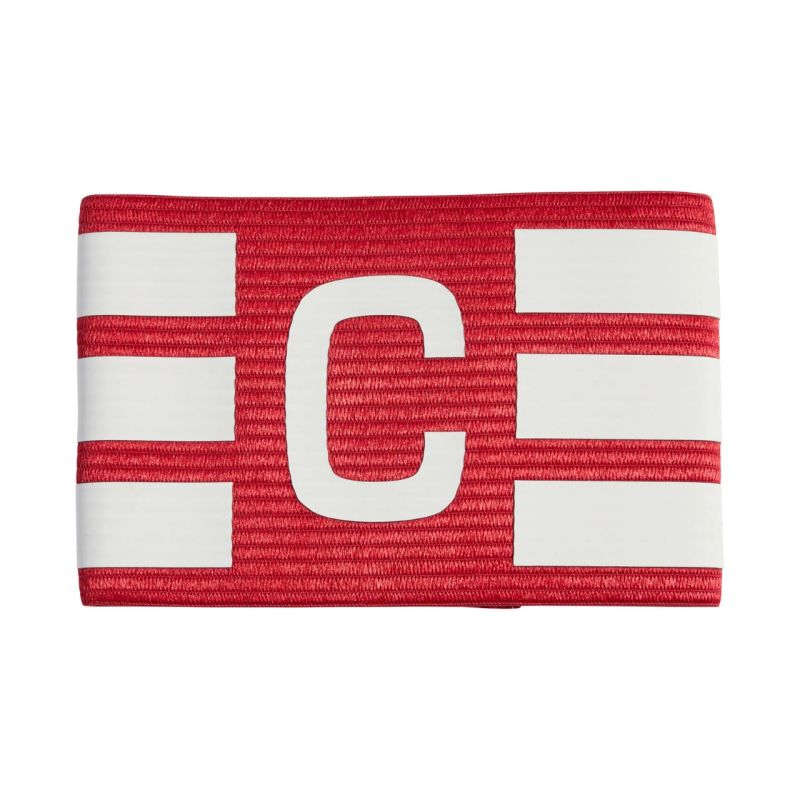adidas Tiro L AB captain's armband red and white KD4250 dorośli m/l karszalag