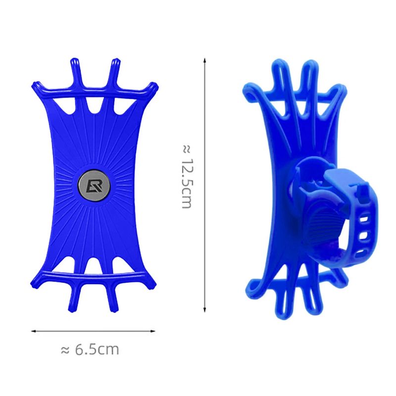 Rockbros LF436 Handlebar Clamp Phone Holder - Blue niebieski phones and accessories