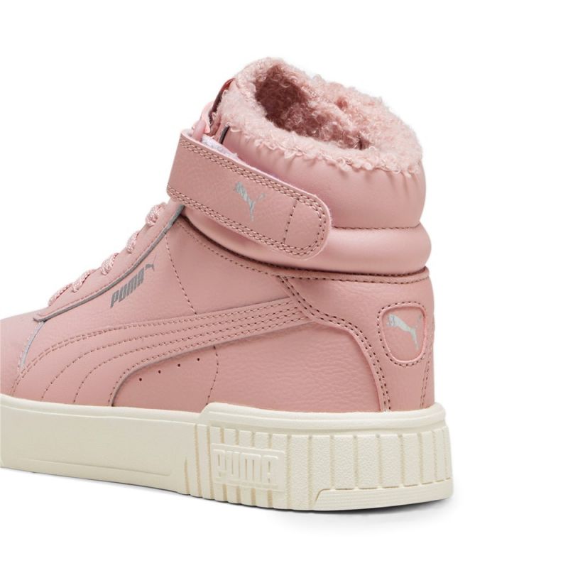 Puma CARINA 2.0 MID WTR women's winter shoes insulated sneakers made of eco-leather pink (385852-04) Cipő