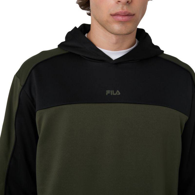 Fila Rivoli men's sweatshirt olive and black fekete pulóver