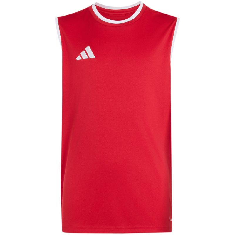 Adidas Entrada 26 Sleeveless Jersey Kids' Red piros gyerek póló KB3937