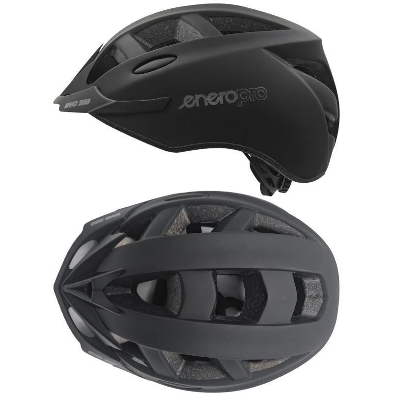 Enero Pro Evo Adjustable Cycling Helmet 200 Rm (54-58cm) fekete helmets