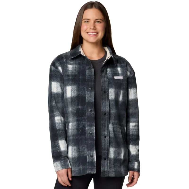 Columbia Benton Springs Fleece Shirt Jacket II 2085661191 Gray L Ruházat