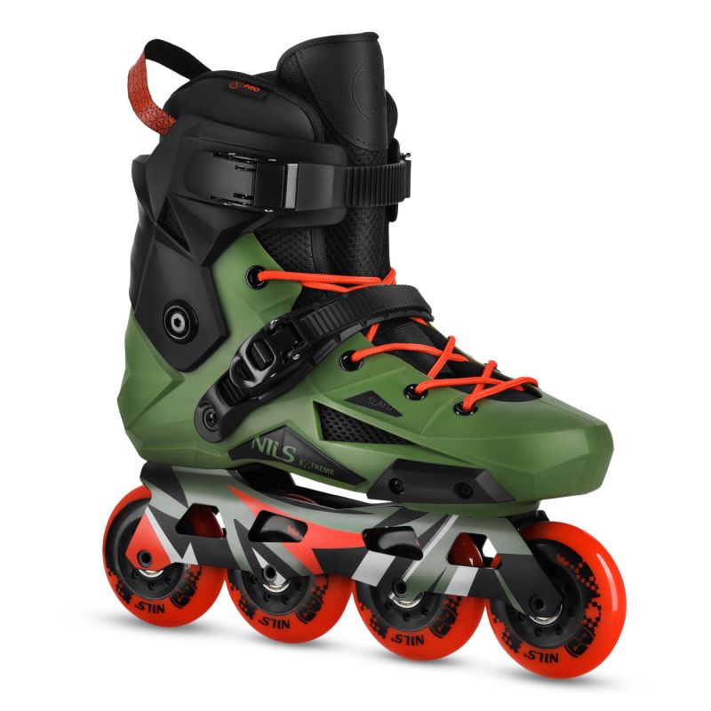 Na1601 Slayd Green Slalom Roller Skates Size 39 Nils Extreme zöld utcai cipő