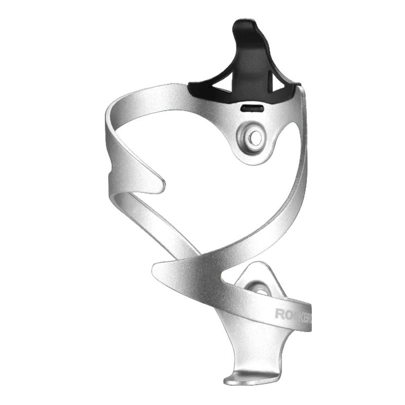 Rockbros 2017-11AS Aluminum Bike Bottle Holder - White biały water bottles, training equipment