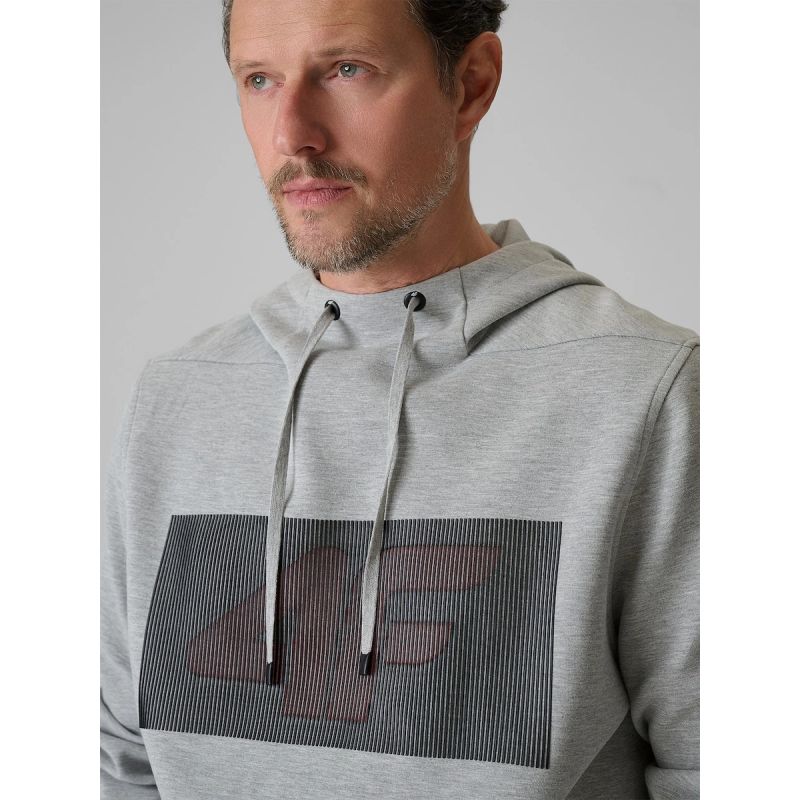 4F Men's regular hooded sweatshirt pulóver 4FRSS26TSWSM2975-27M