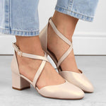 Sergio Leone W SK365B strappy sandals in pearl beige bézs utcai cipő