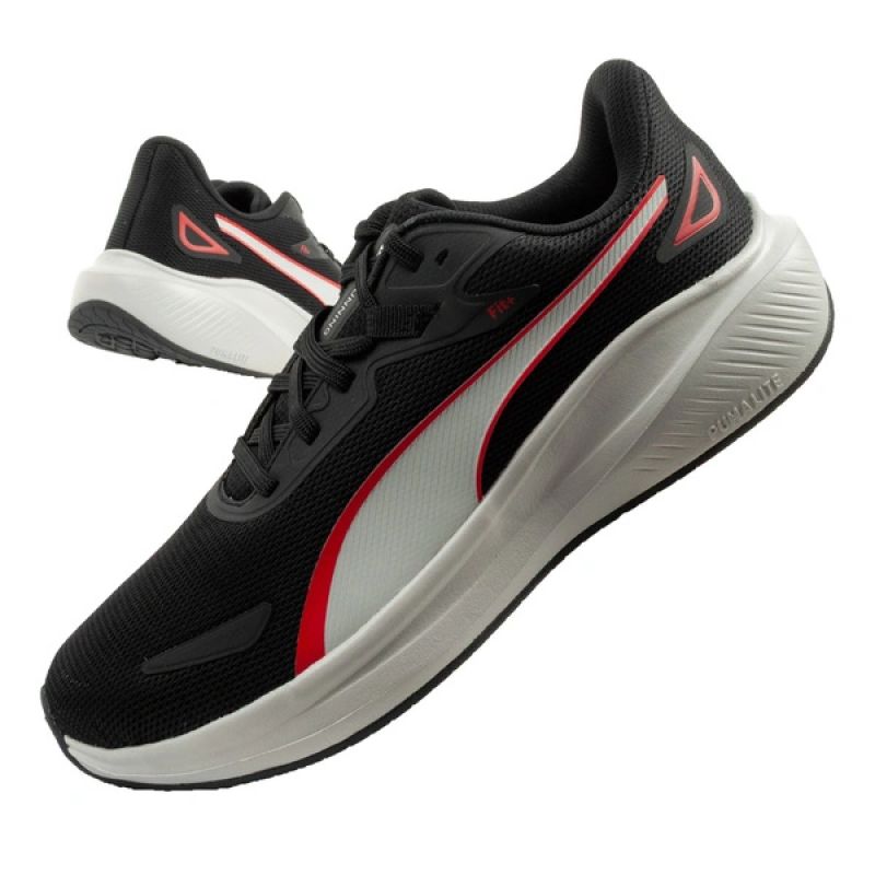 Puma Skyrocket Lite men's sports shoes, lightweight and comfortable, black fekete futócipő