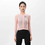 Rockbros 15110012011 ROAD TO SKY women's cycling jersey long sleeve M - pink m \ różowy póló