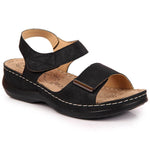 eVento W EVE223D black wedge sandals fekete szandál