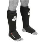 DBX Bushido Flexible Shin Guards - Shinrage Black fekete protectors and knee pads