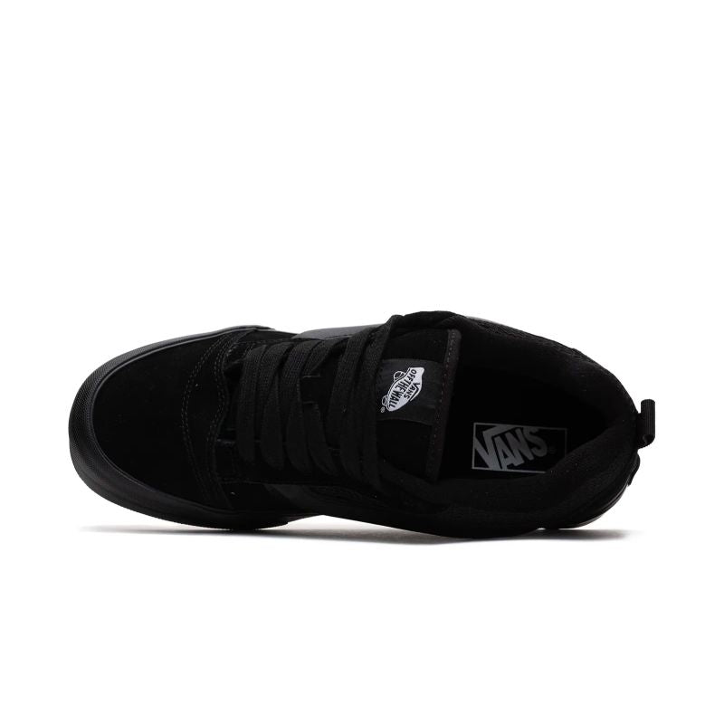 Vans Knu Skool Black Men's Shoes Suede Off The Wall Black (VN0009QCBKA) Cipő