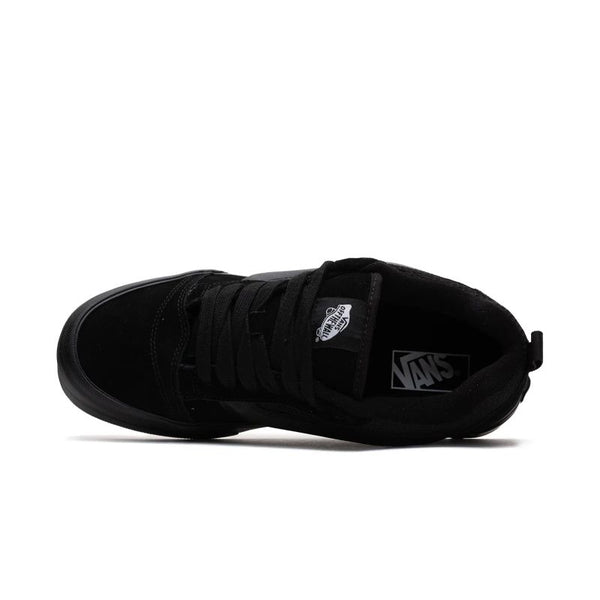 Vans Knu Skool Black Men's Shoes Suede Off The Wall Black (VN0009QCBKA) Cipő