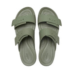 Crocs Brooklyn Buckle Low Women's Slides Green 211215 3BX