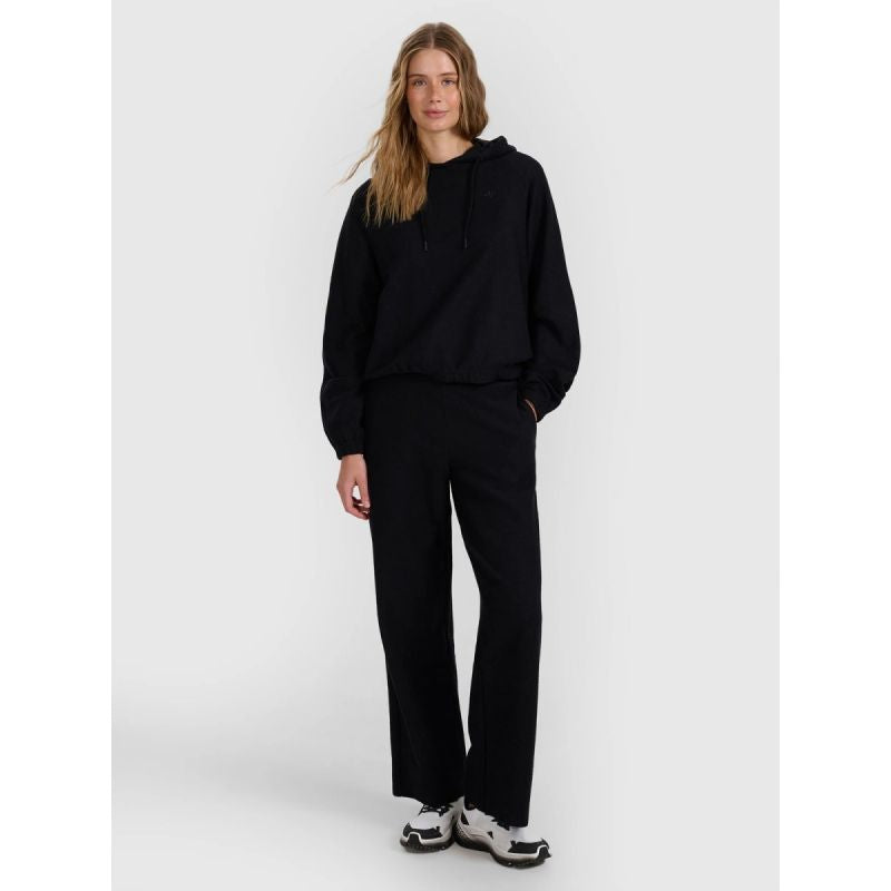 Women's 4F 4FRAW25TTROF1669-20S structured knit sweatpants melegítőnadrág
