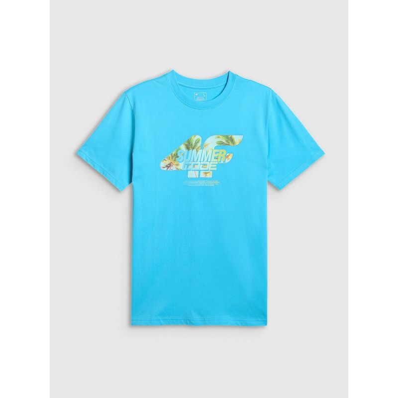 4F Men's regular printed T-shirt póló 4FRSS26TTSHM4305-33S
