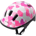 Meteor KS06 Hearts pink bike helmet size XS 44-48cm Jr rózsaszín helmets