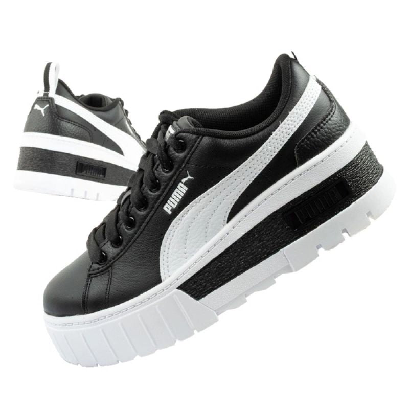 Puma Mayze women's sports shoes Sneakers platform black white fashionable General