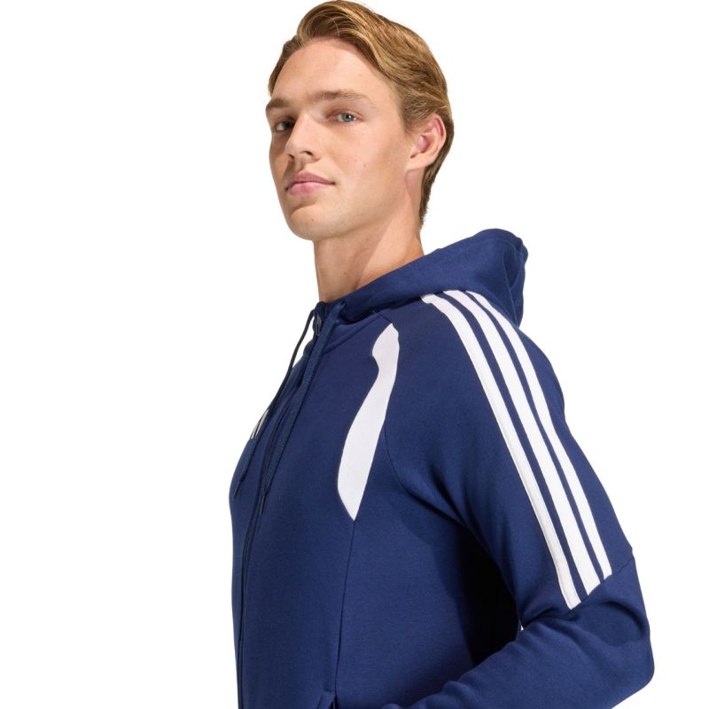 Men's adidas Tiro 26 League Sweat Full Zip Hoodie Navy Blue KF3320 sötétkék póló