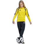 adidas Tiro 26 League Training Top Yellow and Black Kids Sweatshirt JY7158 104cm pulóver