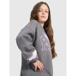 Oversized sweatshirt without a hood for girls 4F 4FJRAW25TSWSF2438-22S pulóver